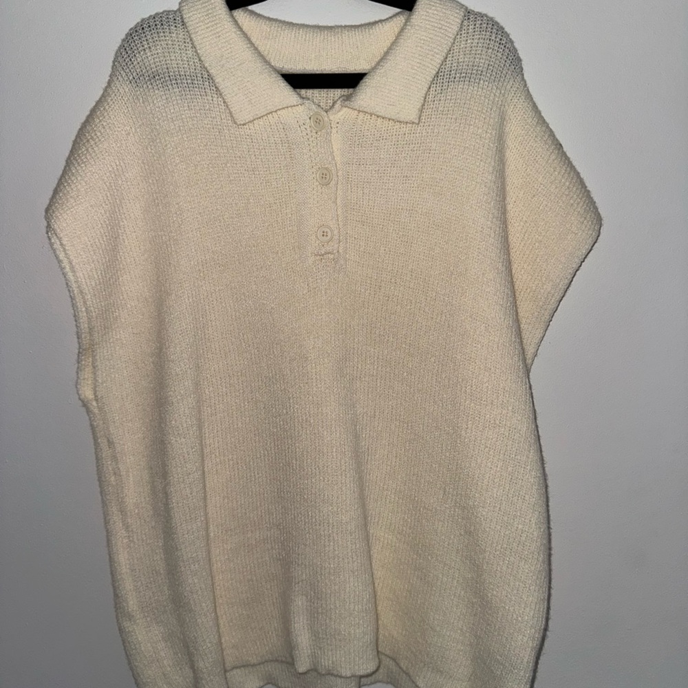 Cream Knit Women's Sweater